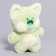Soft toy "Super Cat", green color