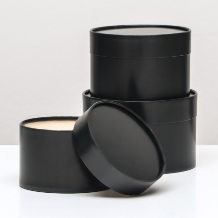Set of hats 3 in 1, black, 16 x 10, 14 x 9, 13 x 8.5 cm-1