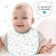 Bibs laid Children's baby, color mix (packing 3 pcs)