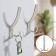Hook furniture tundra TKT001, three -rod, matte nickel