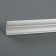 Ceiling skirting board 05015E, white 43x26x2000 mm