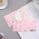 Money envelope "Happy Wedding Day!" embossing, pink heart, 16.5x8.5 cm