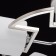 Tetro ceiling chandelier, 5x60W E14, metal 60x60x46 cm