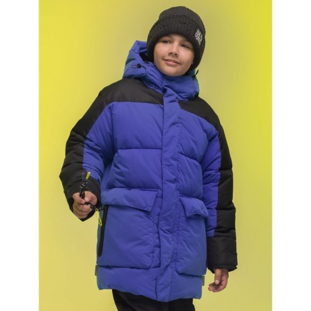 Jacket for boys, height 128 cm, purple color