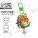Key keychain children's "good fox", 3.5 x 10 cm