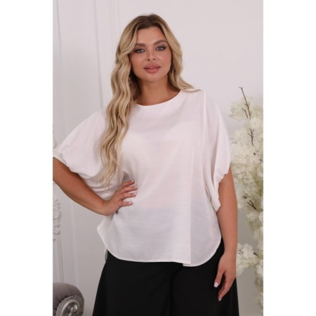 Female blouse, size 50, white color-15