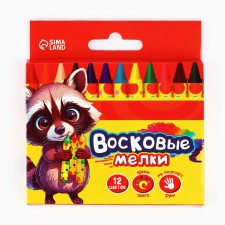 Wax crayons, 12 colors 