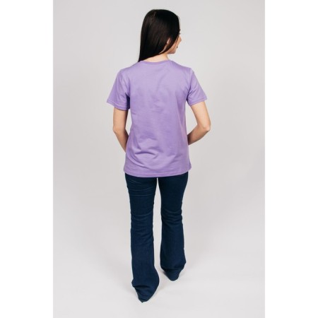 Female T -shirt, size 44, lilac color-1