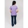 Female T -shirt, size 44, lilac color