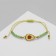 Bracelet "Beads" trend, sweet avocado, green, l = 7
