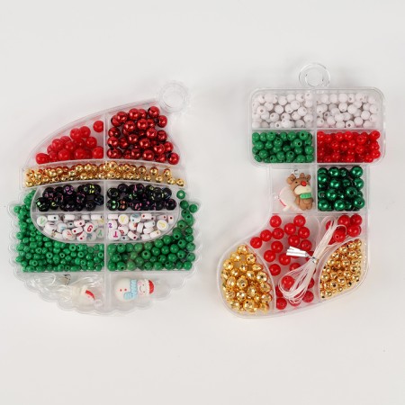 New Year! Set for creativity "New Year's decoration from beads", types of mix-3