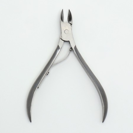 Manicure nippers for cuticle, 9 cm, blade length - 9 mm, on blist, silver color-3