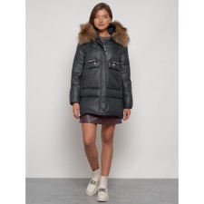 Winter jacket, size 46, dark gray color