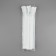 Lightning "Spiral", No. 3, detachable, automatic lock, 20 cm, white color