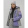 Ski jacket women's, size 52, purple color