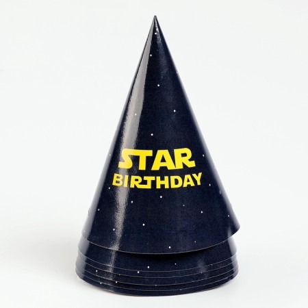 Paper cap "Star Boy", set 6 pcs-1