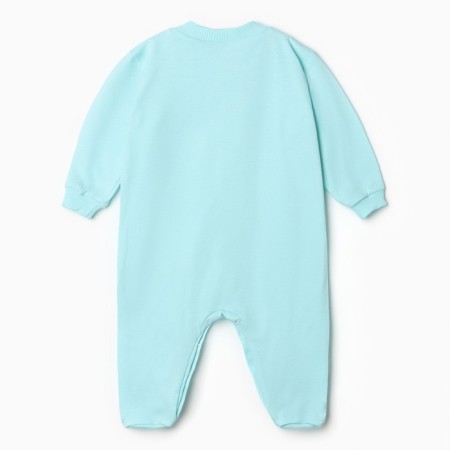 Overalls for the girl, mint color, height 68 cm-4