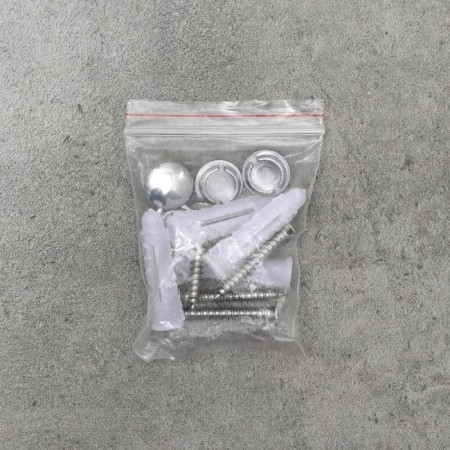 Wall hook on the bar, moving, accoona a166-8, 8 pcs, color chrome-4