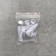 Wall hook on the bar, moving, accoona a166-8, 8 pcs, color chrome