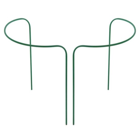 Builder, d = 80 cm, h = 90 cm, leg d = 1 cm, metal, set 2 pcs., Green