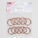 Ring for the cornice, connective, d = 28/33 mm, 10 pcs, color pink gold