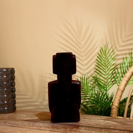 Souvenir "Aboriginal" Albezia 12x10x30 cm-3