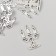 Decor metal for creativity "Candelabr with candles" 2.5x1.7 cm