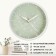 Wall clock, D-20 cm, interior, "leaves", silent
