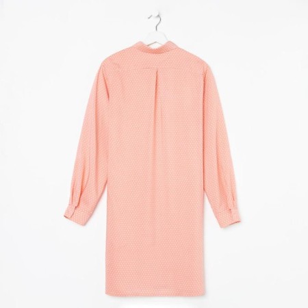 Shirt (shirt) female kaftan "peas", coral, size 48-50-10