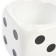An ashtray for the house "Player bones", for cigarettes and sticks, 8 x 8 cm, white