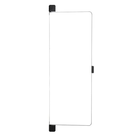 Turning mirror on the door or wall, 80 x 30cm, black-3