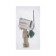 Water Cathedral Zein, 1/2 ", lever, shortened, zinc