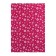 Colored felt is soft with the A4 Devente pattern. White flowers 5 colors, 5 sheets, thickness 2 mm
