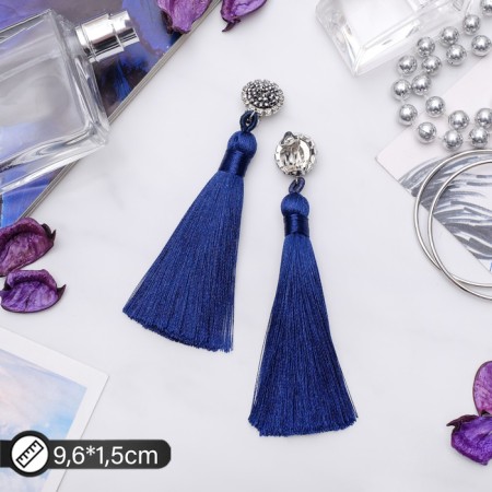 Clips "Brushes", blue color, l brush 7 cm