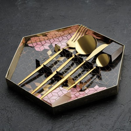 A set of four cutlery "with love", 26.5 cm-5