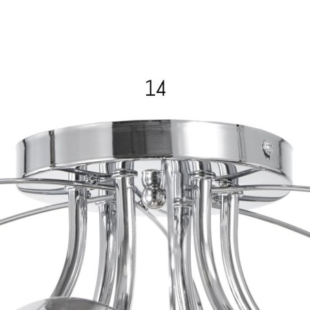 Chandelier 6591195/6 E27 40W chrome 60x60x20 cm Bayerlux-5