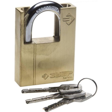 Castle "Bison Expert" of a hinged, brass case, hardened puff, with additional. protection, 60 mm