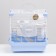 The cage for rodents is equipped, 27 x 19 x 28 cm, blue