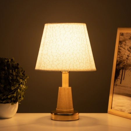 Table lamp "Nina" 1x40W E27 gold/brown 21x21x33cm-1
