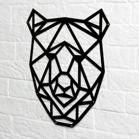 Metal panel "Bear" 30x30cm-1