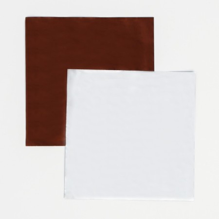Foil for sweets 10*10cm 100pcs., Bronze-1