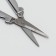 Scissors manicure, straight, folding, 9 cm, silver color