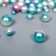 Beads for creativity Plastic "Round. Gradient. Green-blue mermaid" d = 3-8mm, nr 10gr 745957