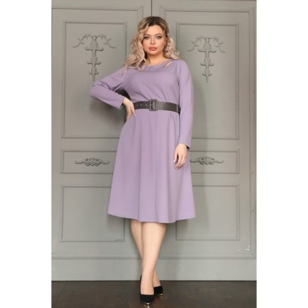 Female dress, size 56, lilac color-7