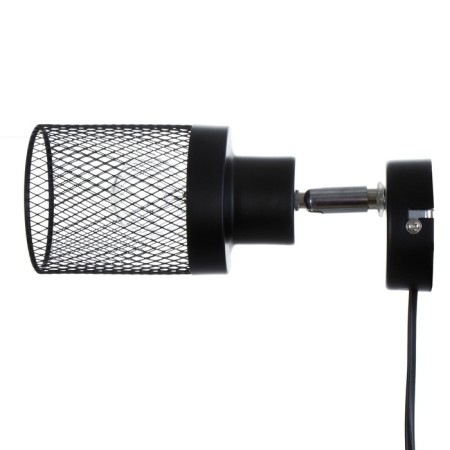Scoop with a switch on the wire "Camellia" E14 40W black 17x11x17cm-4