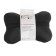 Car bone pillow, on the headrest, flax, brown, 16x24 cm