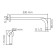 Built -in upper outline for the shower Wasserkraft A146, brass, white
