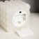LED candle “White Cube”, 10 × 11.5 × 10 cm, wax, plastic, batteries AAAX3 (not in the kit), glow warm white