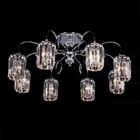 Cluster CL330181 "Cindy" 8x60W E14 chrome 76x76x33 cm-1
