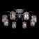 Cluster CL330181 "Cindy" 8x60W E14 chrome 76x76x33 cm